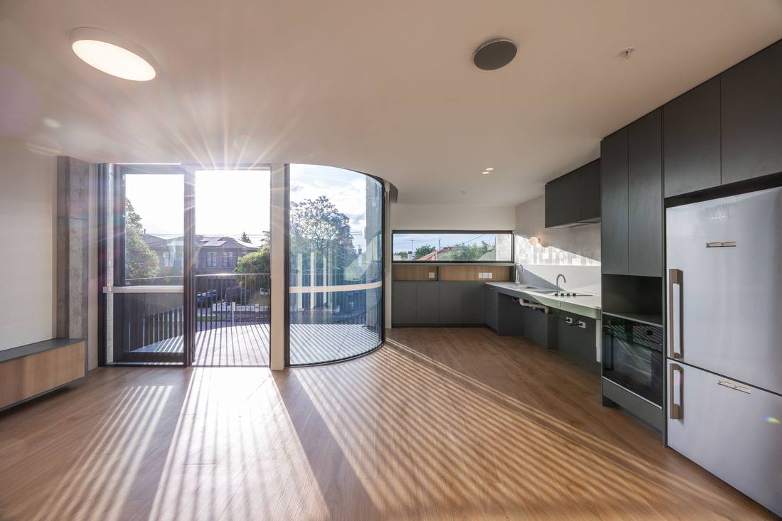 Apartment interior & kitchen